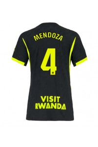 Atletico Madrid Rodrigo Mendoza #4 Fotballdrakt Borte Klær Dame 2026-27 Korte ermer